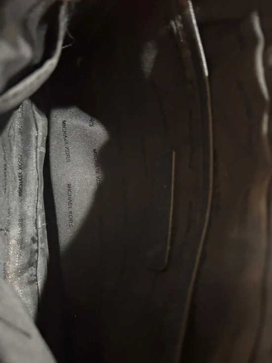 Michael Kors Black Crossbody with Gold-Tone Chain Strap - Picture 9 of 12